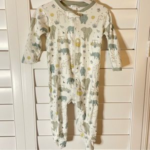 Noomie Animal Print Onesie White Multi Size 9-12 months